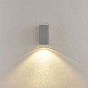 Deko-Light Projecteur de fa�ade SHORELINE PRO LED SQUARE 70 DOWN � 1 flamme, angulaire, CCT Switch IP65, gris clair gradable