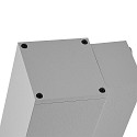 Deko-Light Projecteur de fa�ade SHORELINE PRO LED SQUARE 70 DOWN � 1 flamme, angulaire, CCT Switch IP65, gris clair gradable