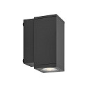 Deko-Light Projecteur de fa�ade SHORELINE PRO LED SQUARE 70 DOWN � 1 flamme, angulaire, CCT Switch IP65, gris fonc� gradable