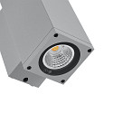Deko-Light Projecteur de fa�ade SHORELINE PRO LED SQUARE 70 UP&DOWN � 2 flammes, angulaire, CCT Switch IP65, gris clair gradable