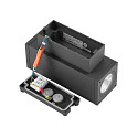 Deko-Light Projecteur de fa�ade SHORELINE PRO LED SQUARE 70 UP&DOWN � 2 flammes, angulaire, CCT Switch IP65, gris fonc� gradable