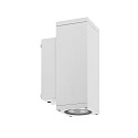 Projecteur de fa�ade SHORELINE PRO LED SQUARE 70 UP&DOWN � 2 flammes, angulaire, CCT Switch IP65, blanche gradable