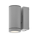 Deko-Light Projecteur de fa�ade SHORELINE PRO GU10 ROUND � 1 flamme, cylindrique, avec douille GU10 IP65, gris clair