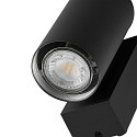Deko-Light Projecteur de fa�ade SHORELINE PRO GU10 ROUND � 1 flamme, cylindrique, avec douille GU10 IP65, gris fonc�