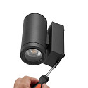 Deko-Light Projecteur de fa�ade SHORELINE PRO GU10 ROUND � 1 flamme, cylindrique, avec douille GU10 IP65, gris fonc�
