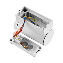 Deko-Light Projecteur de fa�ade SHORELINE PRO GU10 ROUND � 1 flamme, cylindrique, avec douille GU10 IP65, blanche