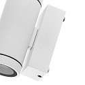 Deko-Light Projecteur de fa�ade SHORELINE PRO GU10 ROUND UP&DOWN � 2 flammes, cylindrique, avec douille GU10 IP65, blanche