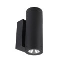 Projecteur de fa�ade SHORELINE PRO ROUND 68 UP&DOWN � 2 flammes, rond, CCT Switch IP65, gris fonc� gradable