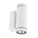 Projecteur de fa�ade SHORELINE PRO ROUND 68 UP&DOWN � 2 flammes, rond, CCT Switch IP65, blanche gradable
