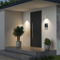 Deko-Light outdoor wall luminaire CAN OUTDOOR UP OR DOWN 1 flame, cylindrical, rigid GU10 IP65, white