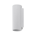 Deko-Light Luminaire mural d�ext�rieur CAN OUTDOOR UP & DOWN haut bas, � 2 flammes, cylindrique, rigide GU10 IP65, blanche