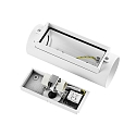 Deko-Light Luminaire mural d�ext�rieur CAN OUTDOOR UP & DOWN haut bas, � 2 flammes, cylindrique, rigide GU10 IP65, blanche