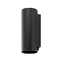 Deko-Light Luminaire mural d�ext�rieur CAN OUTDOOR UP & DOWN haut bas, � 2 flammes, cylindrique, rigide GU10 IP65, noir