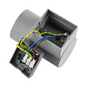 Deko-Light facade spotlight ACHERNAR DOWN 1 flame, cylindrical, with lamp socket GU10 IP65, light grey