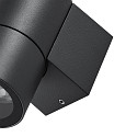 Deko-Light facade spotlight ACHERNAR DOWN 1 flame, cylindrical, with lamp socket GU10 IP65, dark grey