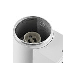Deko-Light facade spotlight ACHERNAR UP & DOWN 2 flames, cylindrical, with lamp socket GU10 IP65, white