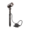 Lampe � broche KEID II inclinable, commutable IP65, gris fonc� 