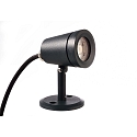 Projecteur d'ext�rieur COLT 4W COB avec prise de courant, r�glable IP65 / IP44, gris fonc� gradable
