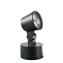 Projecteur d'ext�rieur COLT 8W COB RGBW RGBW, r�glable IP65, gris fonc� gradable