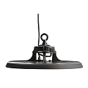 Deko-Light Projecteurs de hall VEGA courant constant IP65, couvert de poudre, noir profond 