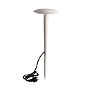 Lampe � broche BERMUDA avec prise de courant, commutable IP65 / IP44, blanche gradable