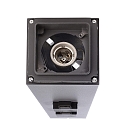 Deko-Light Colonne d��nergie FACADO SOCKET 65 2 voies, court, avec �clairage, commutable E27 IP54, gris fonc� 
