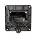 Deko-Light socket column PUKA MANA 2-fold, square, dark grey