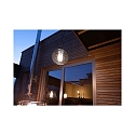  Luminaire � suspension VELORUM E27 IP44, laiteux, noir , blanche gradable