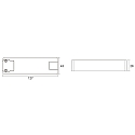 Deko-Light Driver de LED BASIC CC 500MA courant constant, r�glable, commutable, anthrazit, noir 