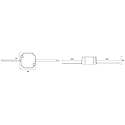 Deko-Light LED driver OCTO CV MINI 24V voltage constant, switchable, black