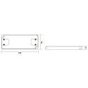 Deko-Light LED driver FLAT CV UT24V voltage constant, switchable, grey, black