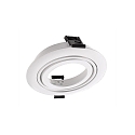 Plafonnier encastré MODULAR SYSTEM  pivotant, blanc mat