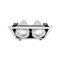 Deko-Light Cadre de cardan MODULAR SYSTEM , noir mat, blanc mat