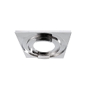 Deko-Light Accessories for COB 68 FIRE RATED cover, square, 83x83 mm, brushed silver
