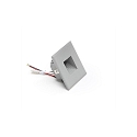  Capot LIGHT BASE COB LED INDOOR angulaire, Gris argent, transparent