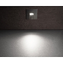 Deko-Light Cover SQUARE for recessed LED wall luminaire ALWAID, jet black