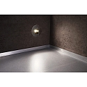 Deko-Light Cover ROUND for recessed LED wall luminaire ALWAID, jet black
