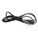 C�ble de connexion avec prise de courant noir