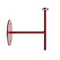 Support mural MIRAM m�canique, fixation magn�tique, rouge, rouge rubis