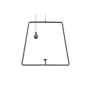 Suspension pendulaire MIRAM m�canique, fixation magn�tique, gris clair