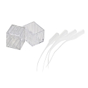 Embout lot de 2, blanche