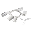 Connecteur flexible, blanche