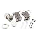 Kit de montage TRI PROOF BASIC, gris, argent