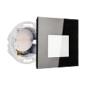 Deko-Light cover ALWAID 2 - MILKY square, deep black