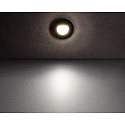 Deko-Light cover ALWAID 2 - MILKY round, deep black