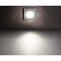 Deko-Light cover ALWAID 2 - MILKY square, white aluminum