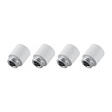 Entretoise SHORELINE PRO m�canique, lot de 4, blanche