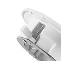 Adaptateur pour luminaire suspendu � DA 68MM / RECESSED rond, version pour montage encastr�, blanc trafic