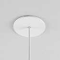 Adaptateur pour luminaire suspendu � DA 68MM / RECESSED rond, version pour montage encastr�, blanc trafic