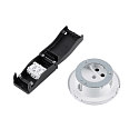 Adaptateur pour luminaire suspendu � DA 68MM / RECESSED rond, version pour montage encastr�, blanc trafic